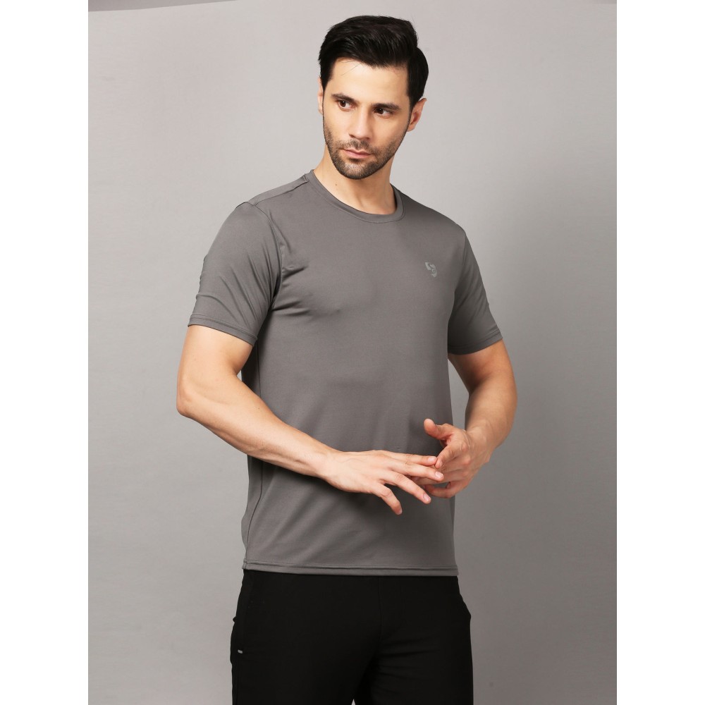 SG T-SHIRT MEN SG MPMTE0004 MID GREY, Mid Grey, S SG T-SHIRT MEN SG MPMTE0004 MID GREY, Mid Grey, S
