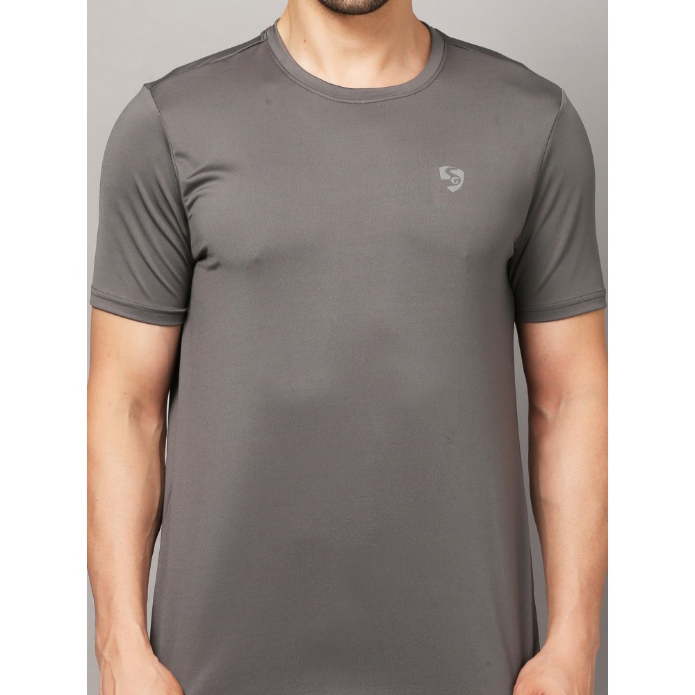 SG T-SHIRT MEN SG MPMTE0004 MID GREY, Mid Grey, S SG T-SHIRT MEN SG MPMTE0004 MID GREY, Mid Grey, S