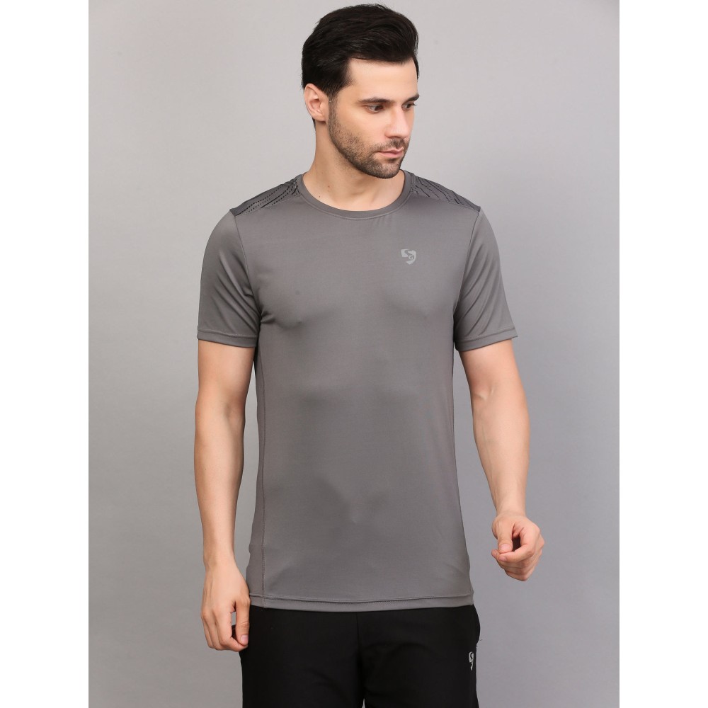 SG T-SHIRT MEN SG MPMTE0005 MID GREY, Mid Grey, S SG T-SHIRT MEN SG MPMTE0005 MID GREY, Mid Grey, S