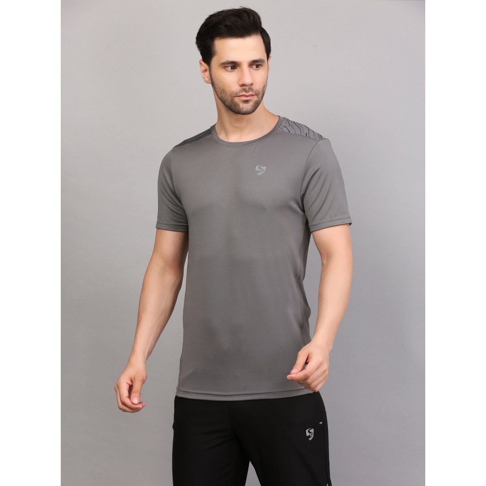 SG T-SHIRT MEN SG MPMTE0005 MID GREY, Mid Grey, S SG T-SHIRT MEN SG MPMTE0005 MID GREY, Mid Grey, S