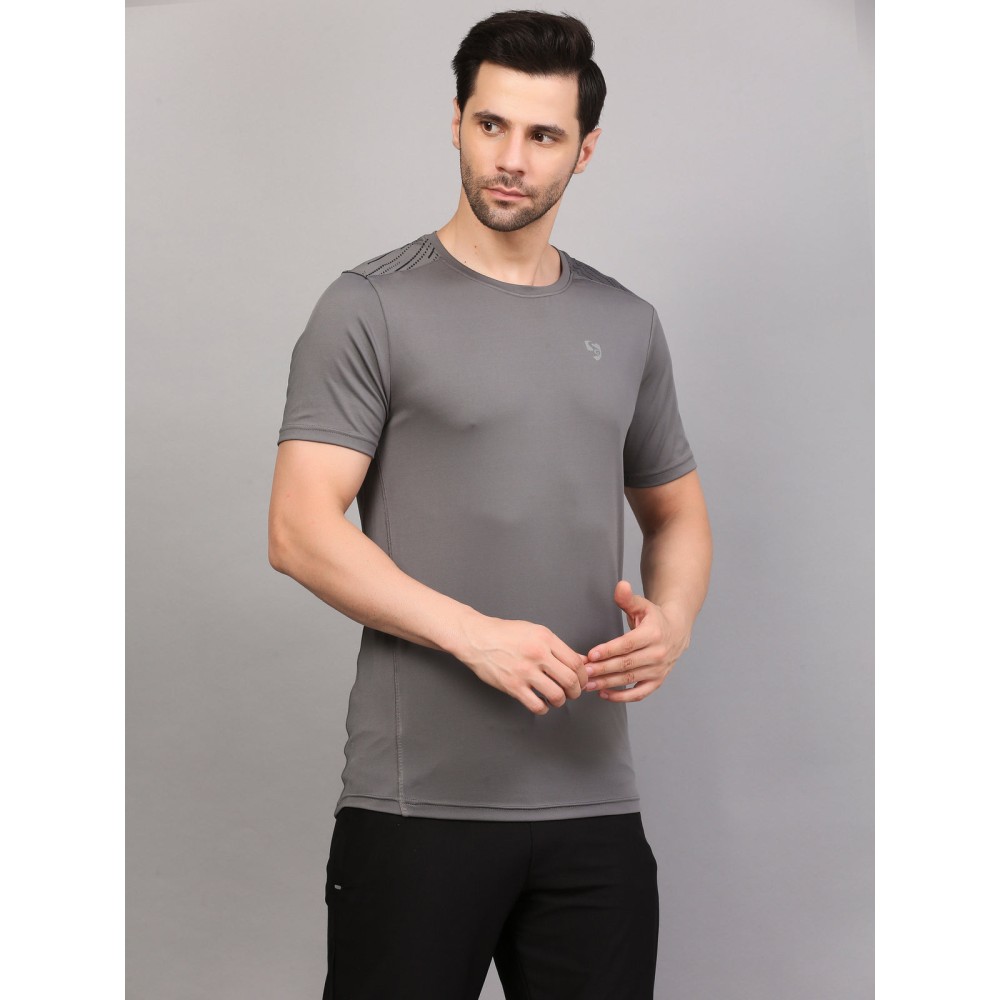 SG T-SHIRT MEN SG MPMTE0005 MID GREY, Mid Grey, S SG T-SHIRT MEN SG MPMTE0005 MID GREY, Mid Grey, S