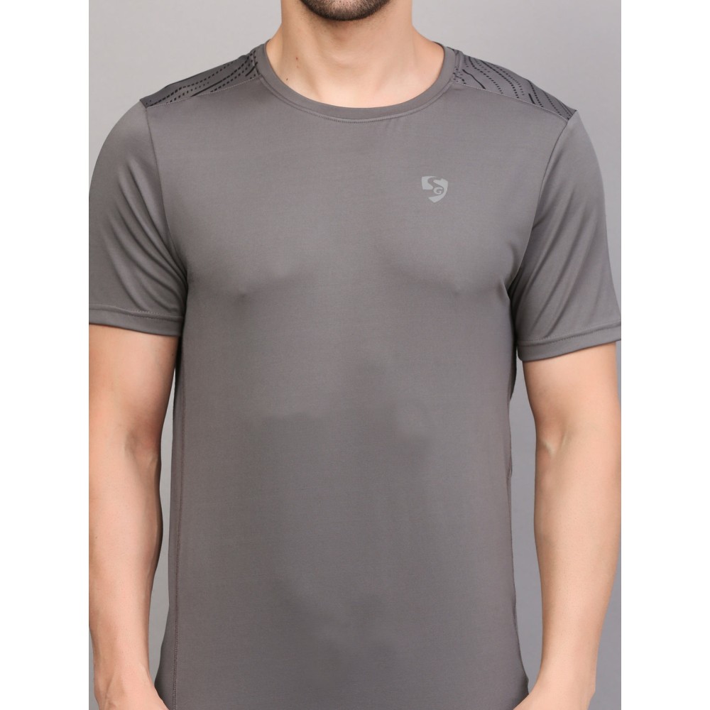 SG T-SHIRT MEN SG MPMTE0005 MID GREY, Mid Grey, S SG T-SHIRT MEN SG MPMTE0005 MID GREY, Mid Grey, S