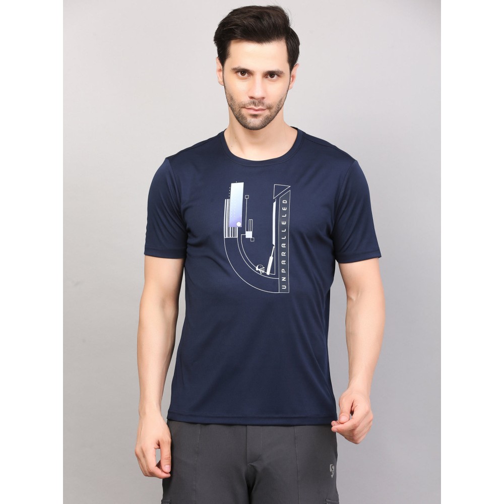 SG T-SHIRT MEN SG MPMTE0006 NAVY, Navy, S SG T-SHIRT MEN SG MPMTE0006 NAVY, Navy, S