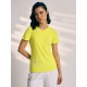 SG T-SHIRT WOMEN SG H3WT8258 CHARTREUSE YELLOW, S, Chartreuse Yellow