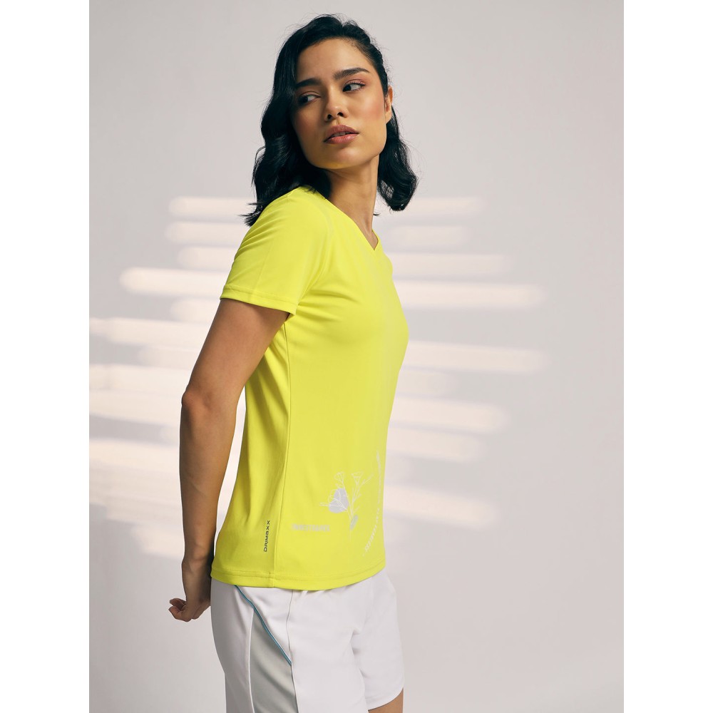 SG T-SHIRT WOMEN SG H3WT8258 CHARTREUSE YELLOW, S, Chartreuse Yellow