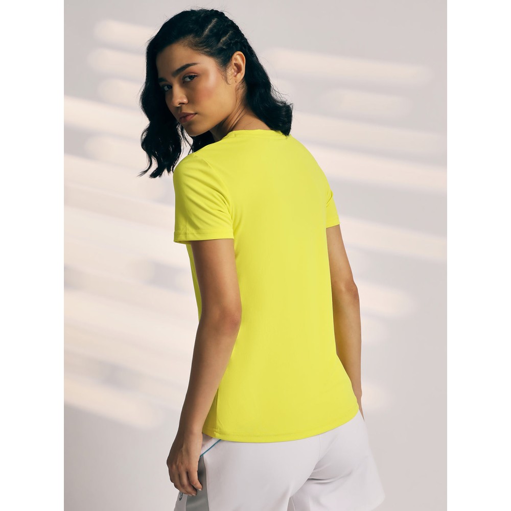 SG T-SHIRT WOMEN SG H3WT8258 CHARTREUSE YELLOW, S, Chartreuse Yellow