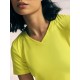 SG T-SHIRT WOMEN SG H3WT8258 CHARTREUSE YELLOW, S, Chartreuse Yellow