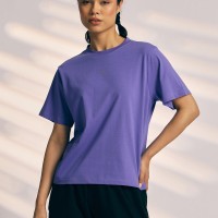 SG T-SHIRT WOMEN SG H3WT8299 LAVENDER, S, Lavender