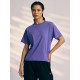 SG T-SHIRT WOMEN SG H3WT8299 LAVENDER, S, Lavender