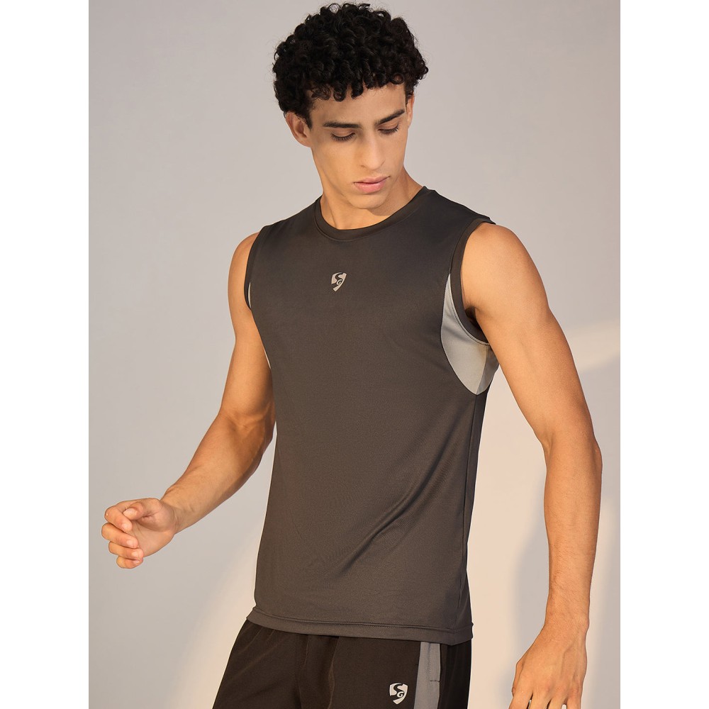 SG T.VEST MEN SG H3MV8201 MID GREY, S, Mid Grey SG T.VEST MEN SG H3MV8201 MID GREY, S, Mid Grey