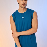 SG T.VEST MEN SG H3MV8201 TEAL, S, Teal