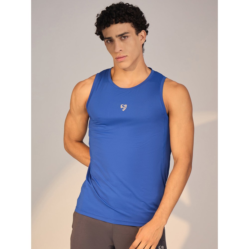 SG T.VEST MEN SG H3MV8202 COBALT BLUE, S, Cobalt Blue