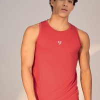 SG T.VEST MEN SG H3MV8202 RED, S, Red