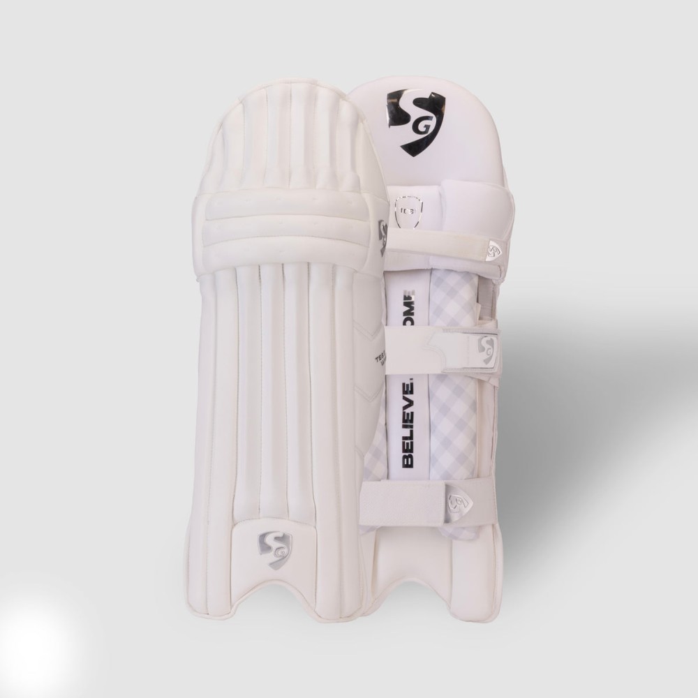 SG Test White Batting Legguard, Junior, Right