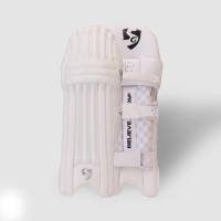 SG Test White Batting Legguard, Junior, Right