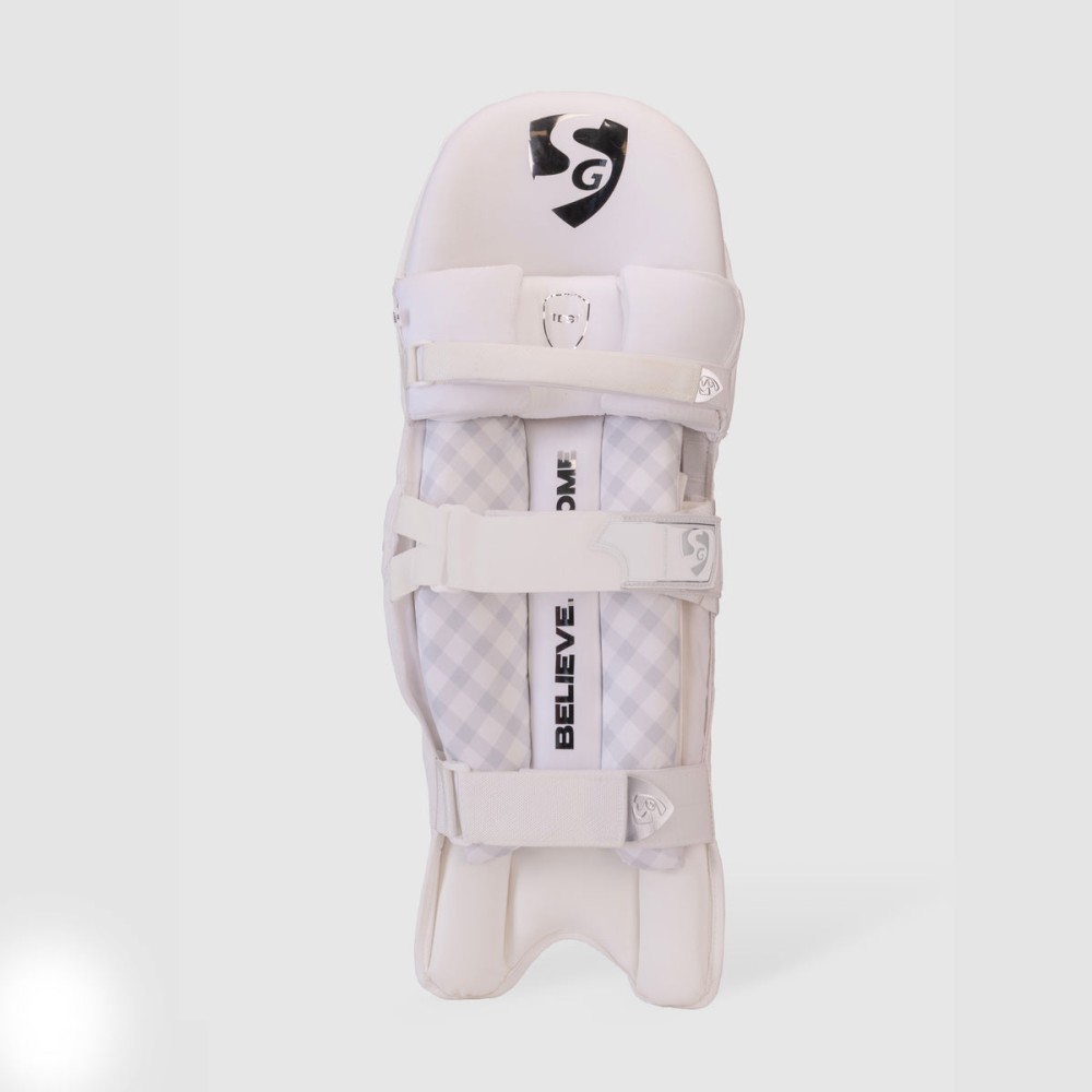 SG Test White Batting Legguard, Junior, Right