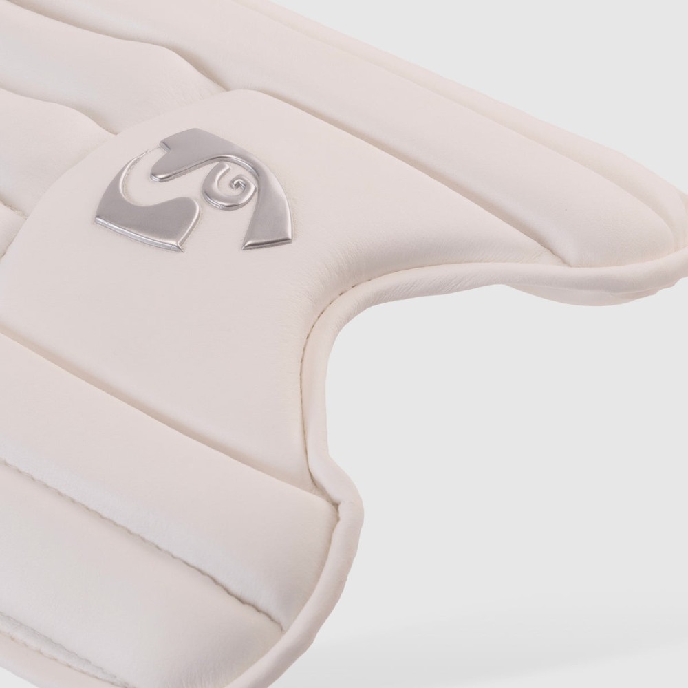 SG Test White Batting Legguard, Junior, Right