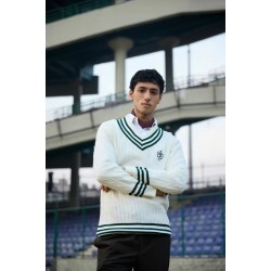 SG The Pavilion Cricket Pullover (Green)