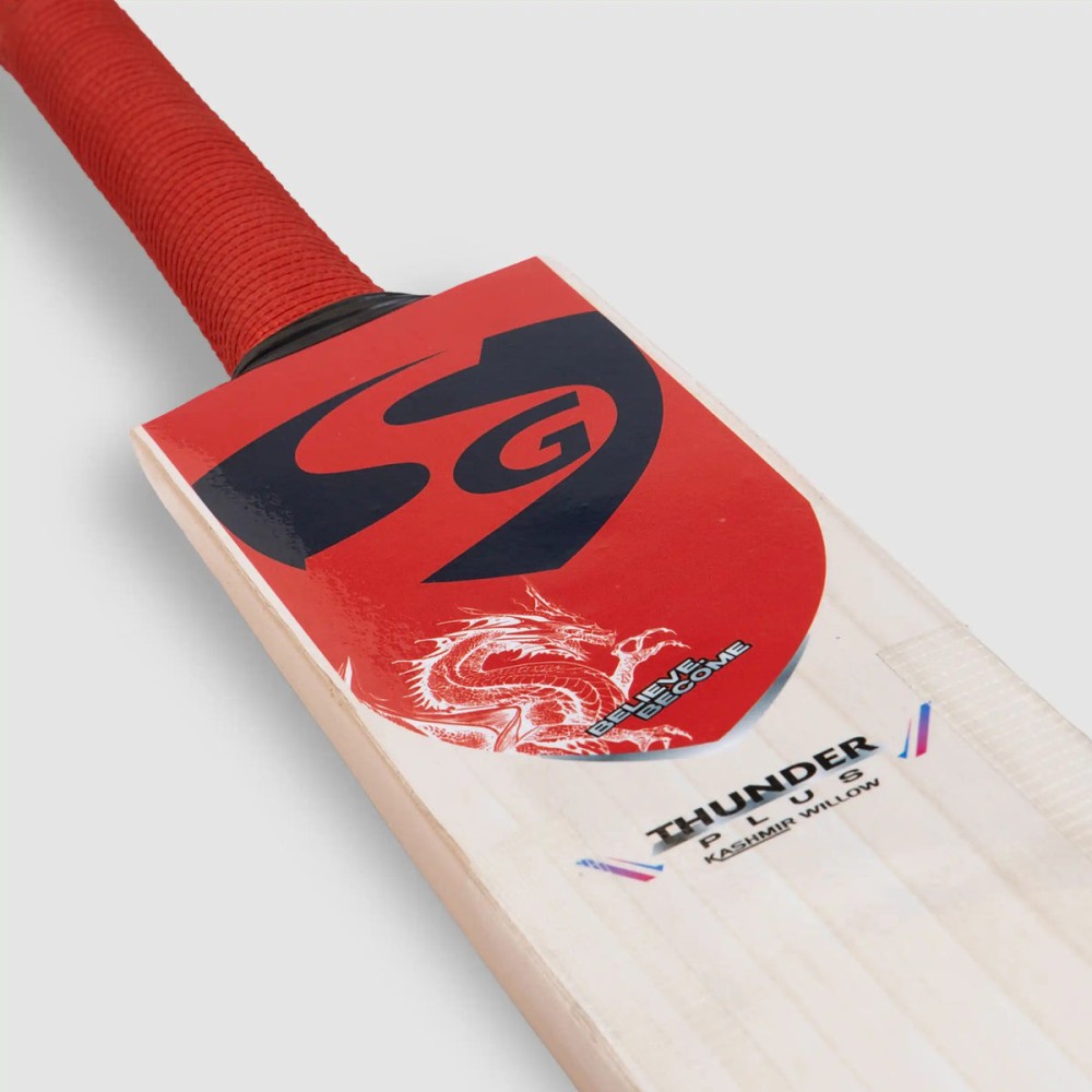 SG Thunder Plus Kashmir Willow Cricket Bat, 3