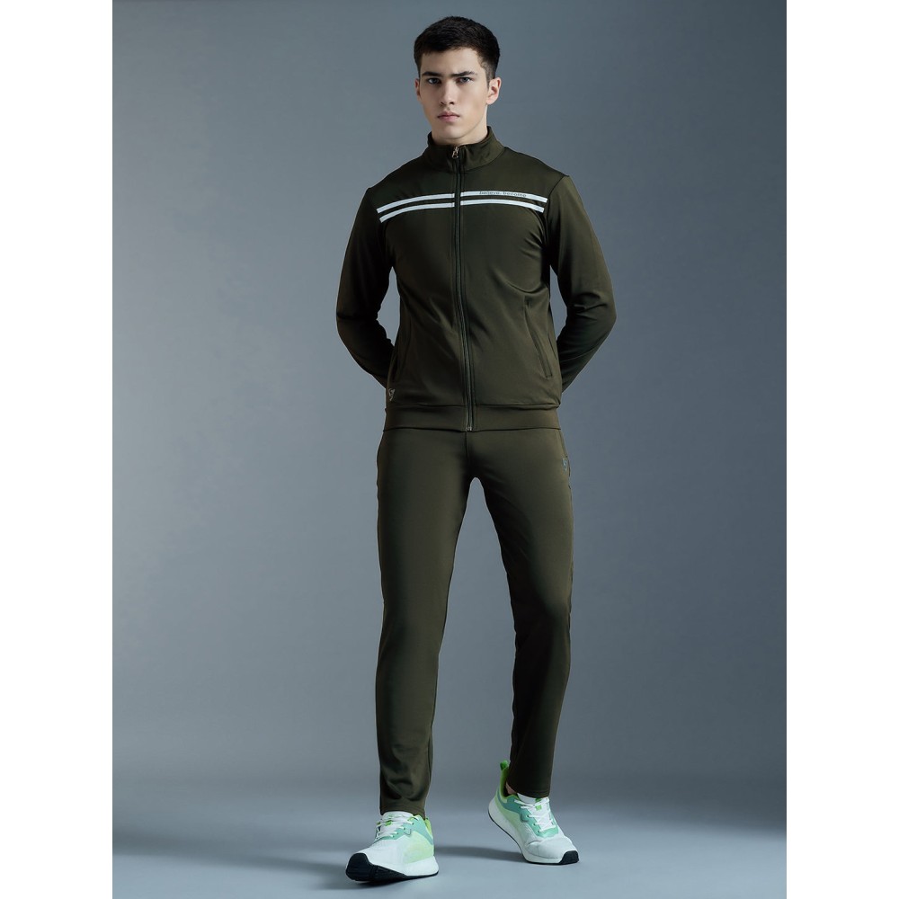 SG Poly Spandex COR Track Suit For Men And Boys, S, Olive SG Poly Spandex COR Track Suit For Men And Boys, S, Olive