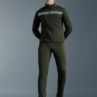 SG Poly Spandex COR Track Suit For Men And Boys, S, Olive