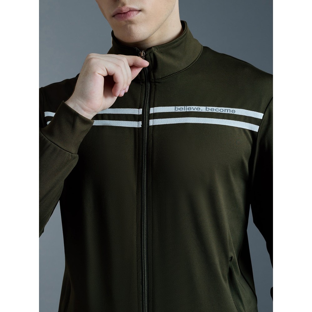 SG Poly Spandex COR Track Suit For Men And Boys, S, Olive SG Poly Spandex COR Track Suit For Men And Boys, S, Olive