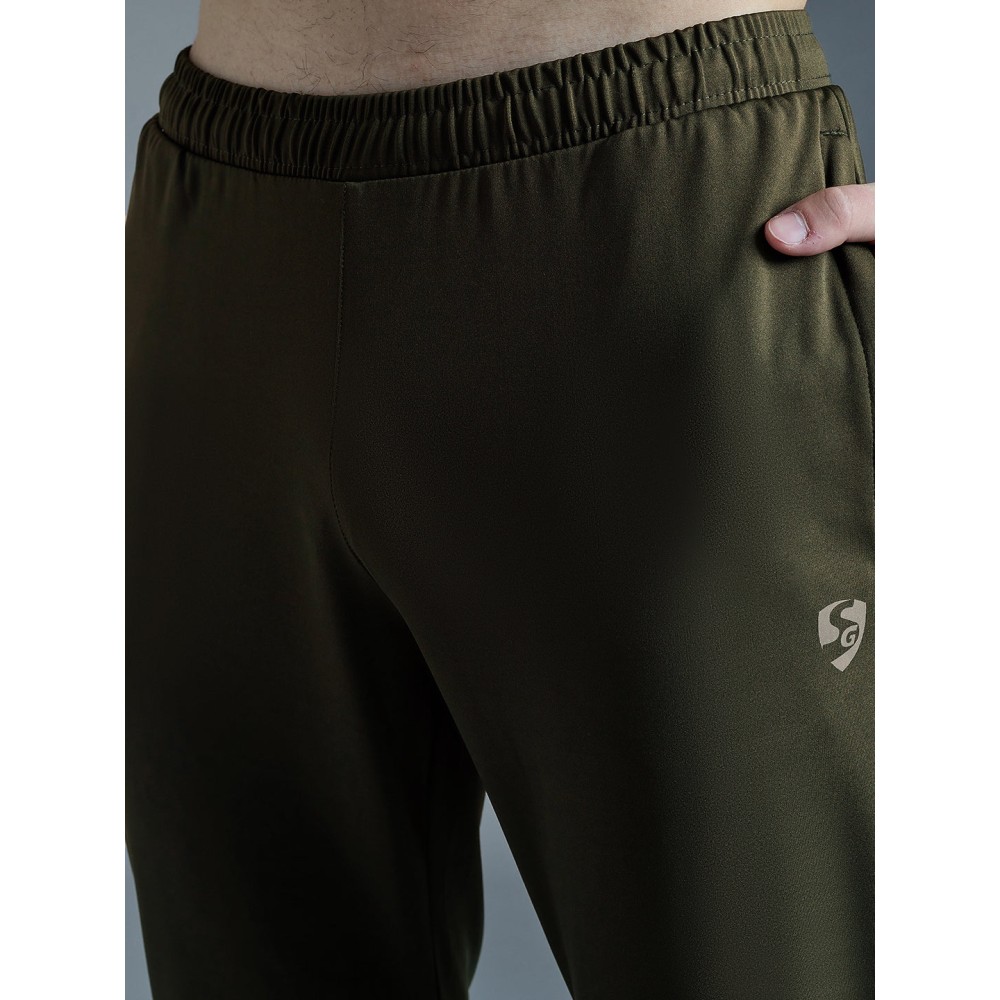 SG Poly Spandex COR Track Suit For Men And Boys, S, Olive SG Poly Spandex COR Track Suit For Men And Boys, S, Olive