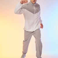 SG TRACKSUIT MEN SG H3MTS8237 GREY/WHITE, S, Grey/ White