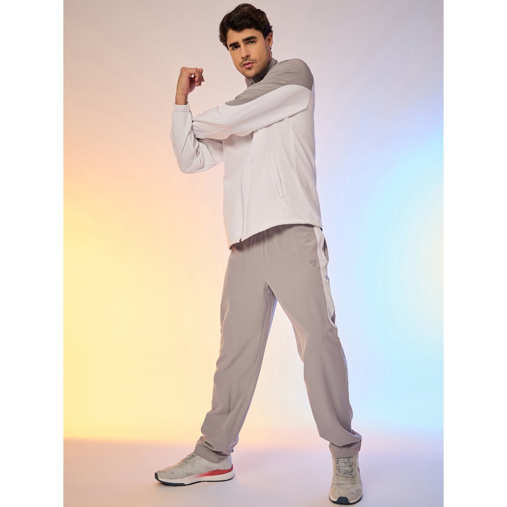 SG TRACKSUIT MEN SG H3MTS8237 GREY/WHITE, S, Grey/ White SG TRACKSUIT MEN SG H3MTS8237 GREY/WHITE, S, Grey/ White