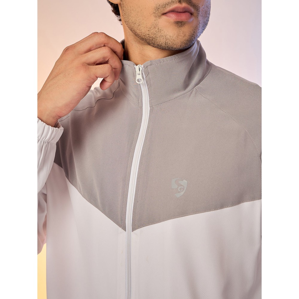 SG TRACKSUIT MEN SG H3MTS8237 GREY/WHITE, S, Grey/ White SG TRACKSUIT MEN SG H3MTS8237 GREY/WHITE, S, Grey/ White