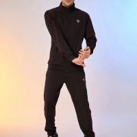 SG TRACKSUIT MEN SG H4MTS8228 BLACK, S, Black