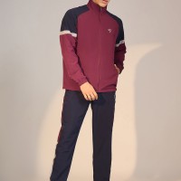 SG TRACKSUIT MEN SG H4MTS8234 MAROON, S, Maroon