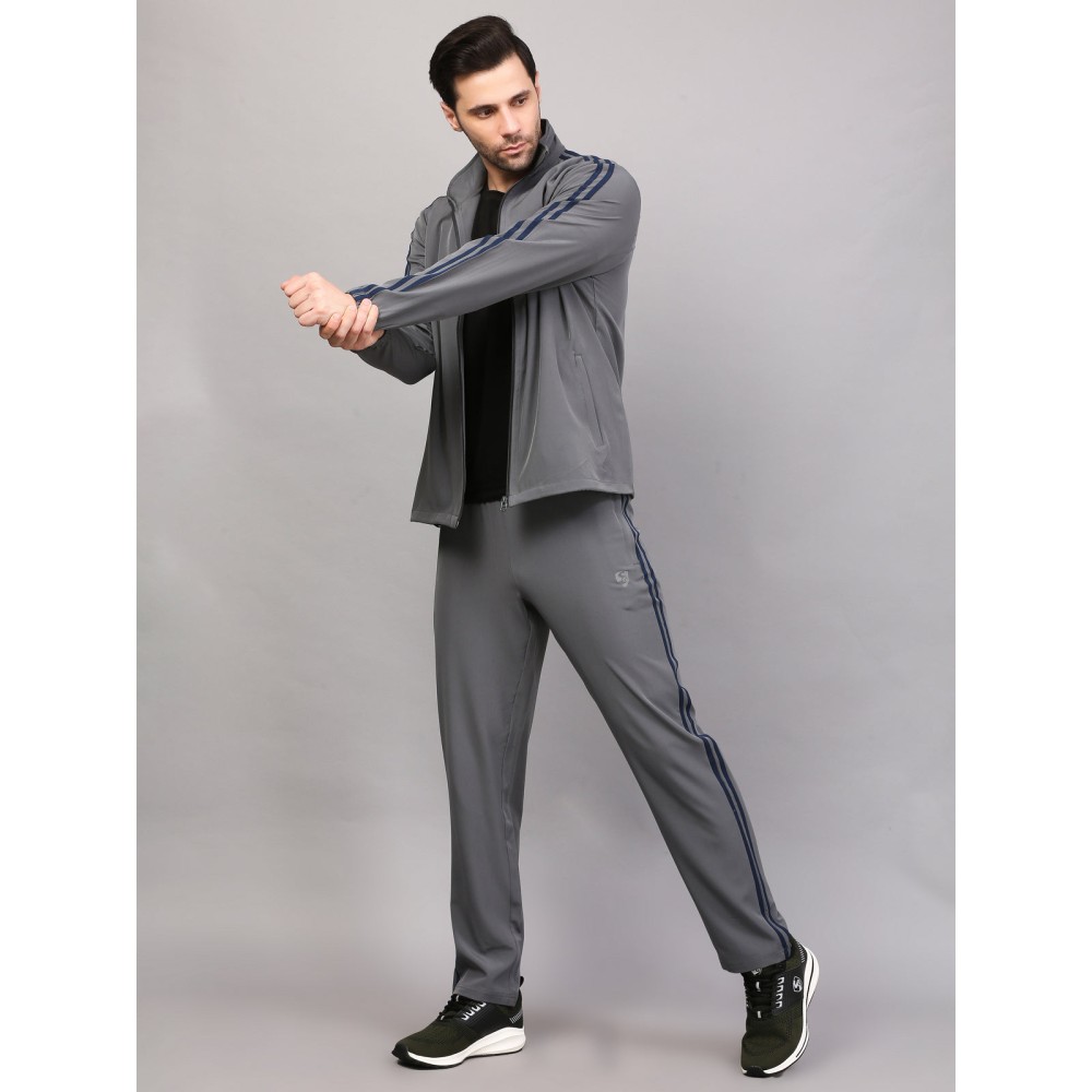 SG TRACKSUIT MEN SG MPMTS0013 MID GREY/NAVY, Mid Grey/ Navy, S SG TRACKSUIT MEN SG MPMTS0013 MID GREY/NAVY, Mid Grey/ Navy, S