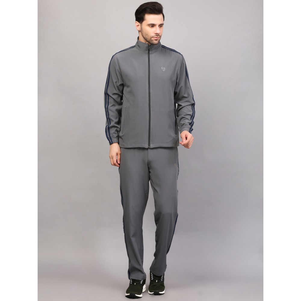 SG TRACKSUIT MEN SG MPMTS0013 MID GREY/NAVY, Mid Grey/ Navy, S SG TRACKSUIT MEN SG MPMTS0013 MID GREY/NAVY, Mid Grey/ Navy, S