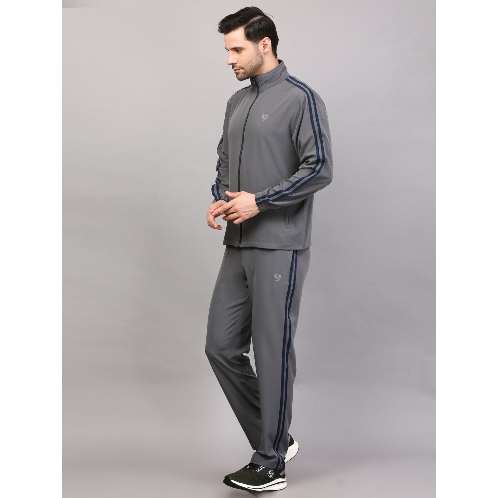 SG TRACKSUIT MEN SG MPMTS0013 MID GREY/NAVY, Mid Grey/ Navy, S SG TRACKSUIT MEN SG MPMTS0013 MID GREY/NAVY, Mid Grey/ Navy, S