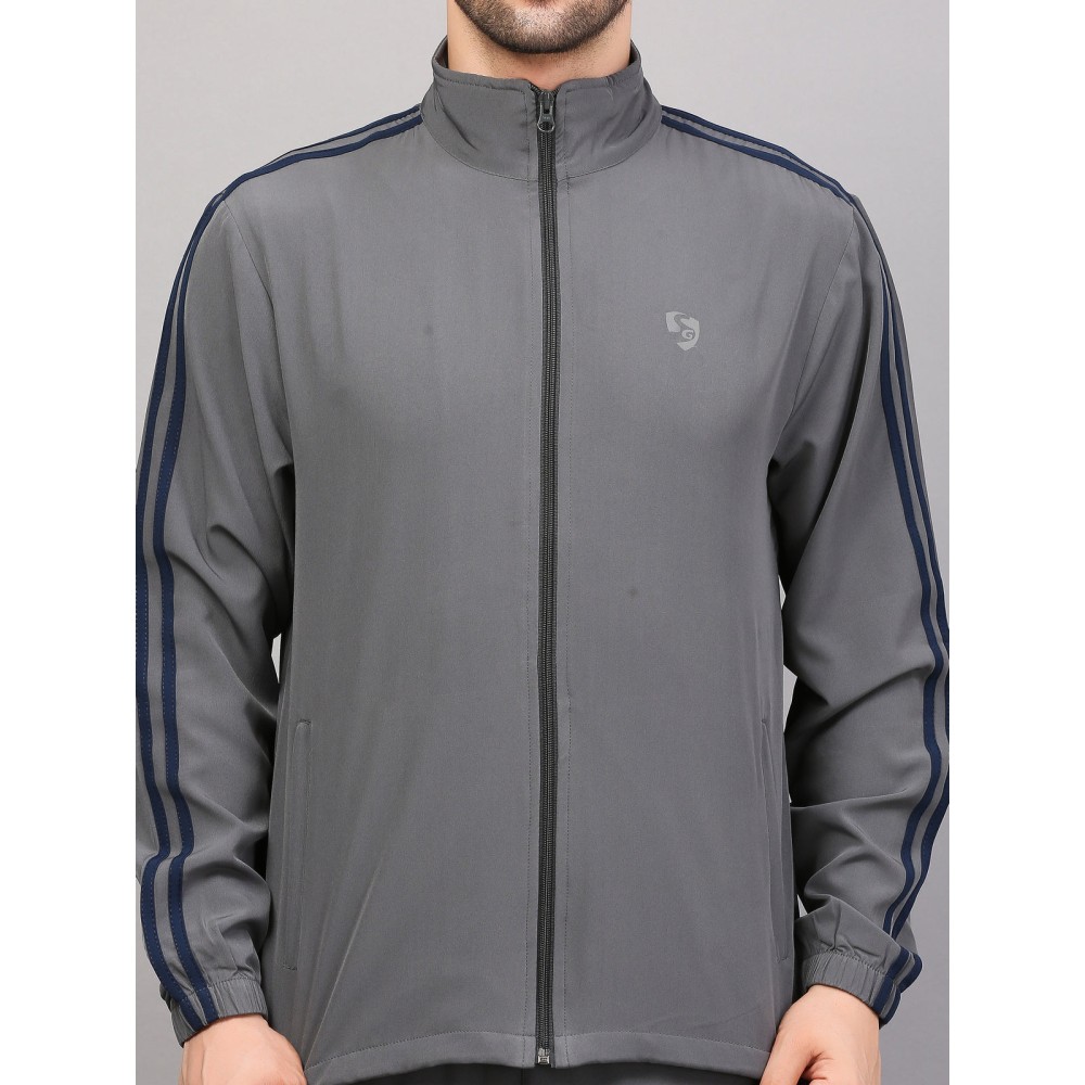 SG TRACKSUIT MEN SG MPMTS0013 MID GREY/NAVY, Mid Grey/ Navy, S SG TRACKSUIT MEN SG MPMTS0013 MID GREY/NAVY, Mid Grey/ Navy, S