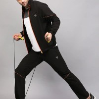 SG TRACKSUIT MEN SG MPMTS0014 BLACK/ORANGE, Black/Orange, S