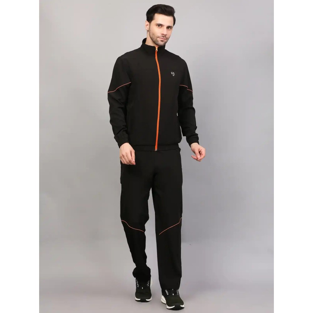 SG TRACKSUIT MEN SG MPMTS0014 BLACK/ORANGE, Black/Orange, S SG TRACKSUIT MEN SG MPMTS0014 BLACK/ORANGE, Black/Orange, S