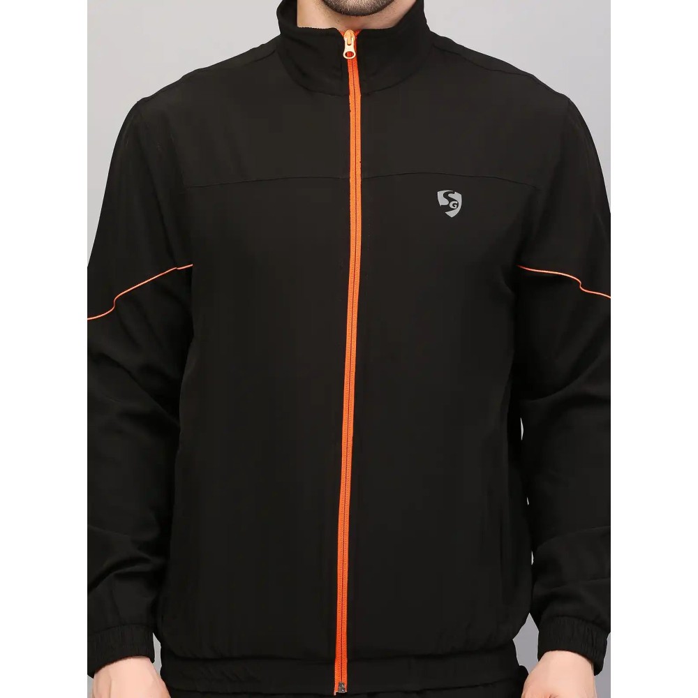 SG TRACKSUIT MEN SG MPMTS0014 BLACK/ORANGE, Black/Orange, S SG TRACKSUIT MEN SG MPMTS0014 BLACK/ORANGE, Black/Orange, S
