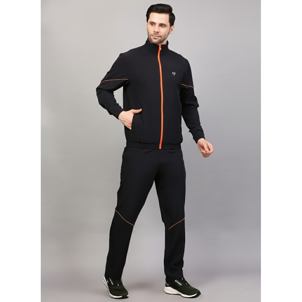 SG TRACKSUIT MEN SG MPMTS0014 NAVY/ORANGE, Navy/Orange, S SG TRACKSUIT MEN SG MPMTS0014 NAVY/ORANGE, Navy/Orange, S