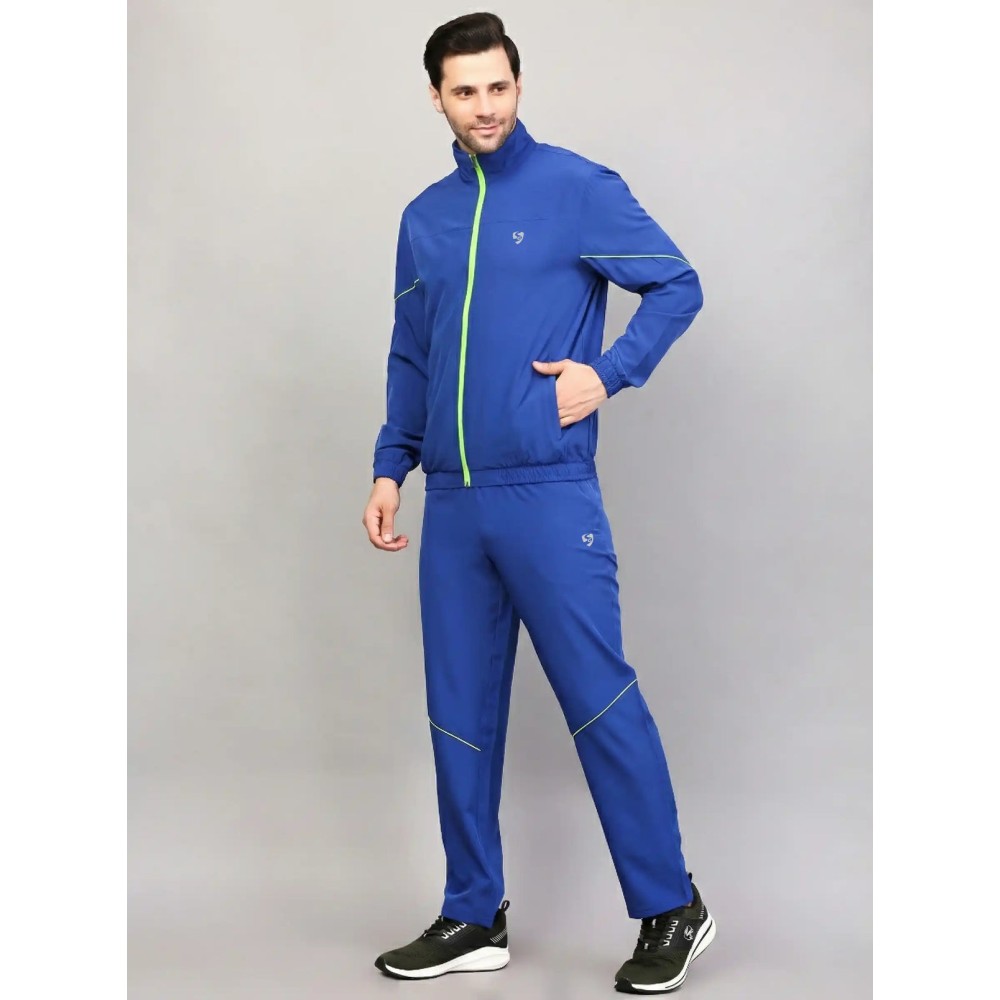 SG TRACKSUIT MEN SG MPMTS0014 ROYAL BLUE/FLURO, Royal Blue/fluro, S