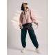 SG TRACKSUIT WOMEN SG H3WTS8295 PEACH/COAL, S, Peach/ Coal