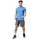 SG Unpar by SG Round Neck Regular Comfort Fit T-Shirt For Mens & Boys, Blue, Fitness & Training, Jogging, Gym Wear & Fashion Wear, S, Blue