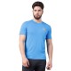 SG Unpar by SG Round Neck Scuba Regular Comfort Fit T-Shirt For Mens & Boys, Blue, Fitness & Training, Jogging, Gym Wear & Fashion Wear, S, Blue