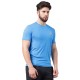 SG Unpar by SG Round Neck Scuba Regular Comfort Fit T-Shirt For Mens & Boys, Blue, Fitness & Training, Jogging, Gym Wear & Fashion Wear, S, Blue