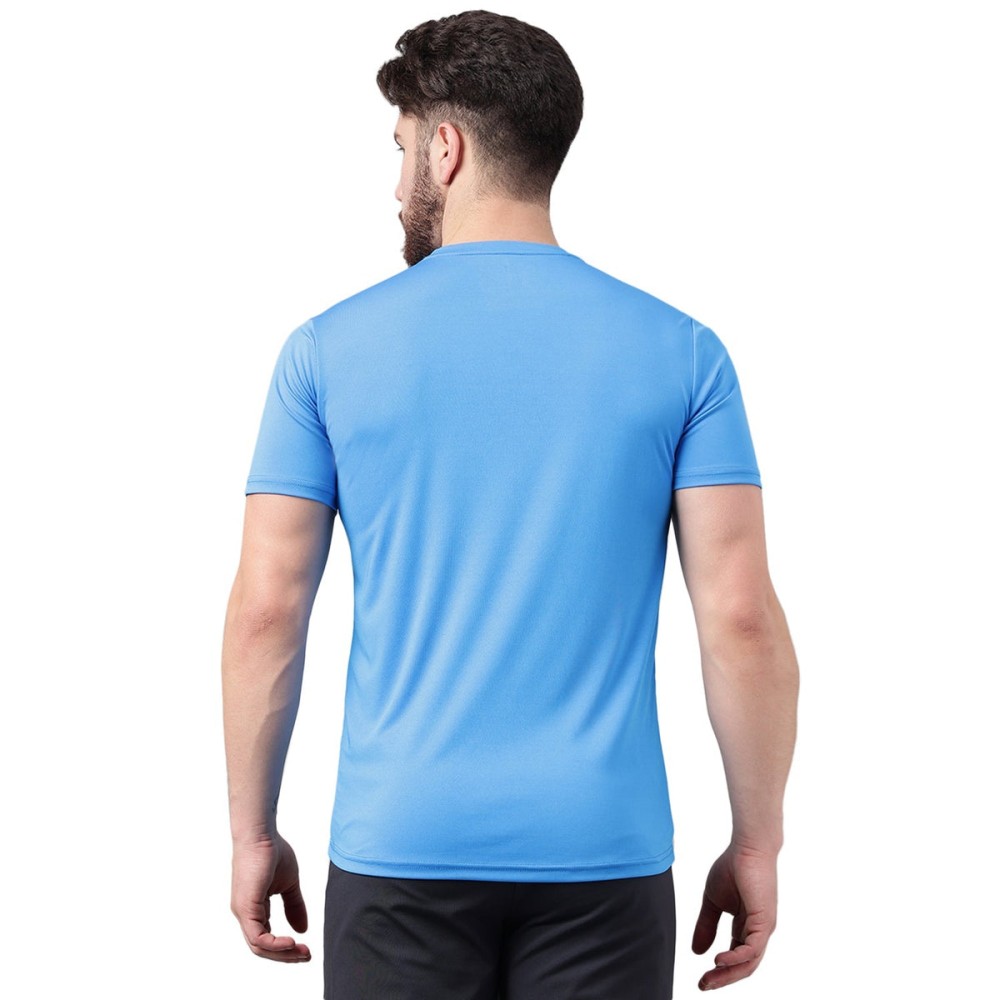 SG Unpar by SG Round Neck Scuba Regular Comfort Fit T-Shirt For Mens & Boys, Blue, Fitness & Training, Jogging, Gym Wear & Fashion Wear, S, Blue