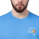 SG Unpar by SG Round Neck Scuba Regular Comfort Fit T-Shirt For Mens & Boys, Blue, Fitness & Training, Jogging, Gym Wear & Fashion Wear, S, Blue