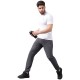 SG Men's Round Neck White T-Shirt, Fitness & Training, Jogging, Regular & Fashion Wear, S, White