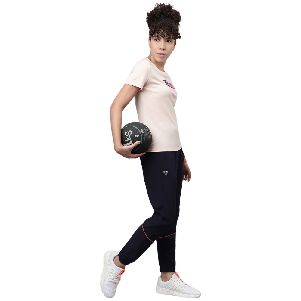 SG Women's Navy Jogger, Fitness & Training, Jogging, Regular & Fashion Wear, S, Navy