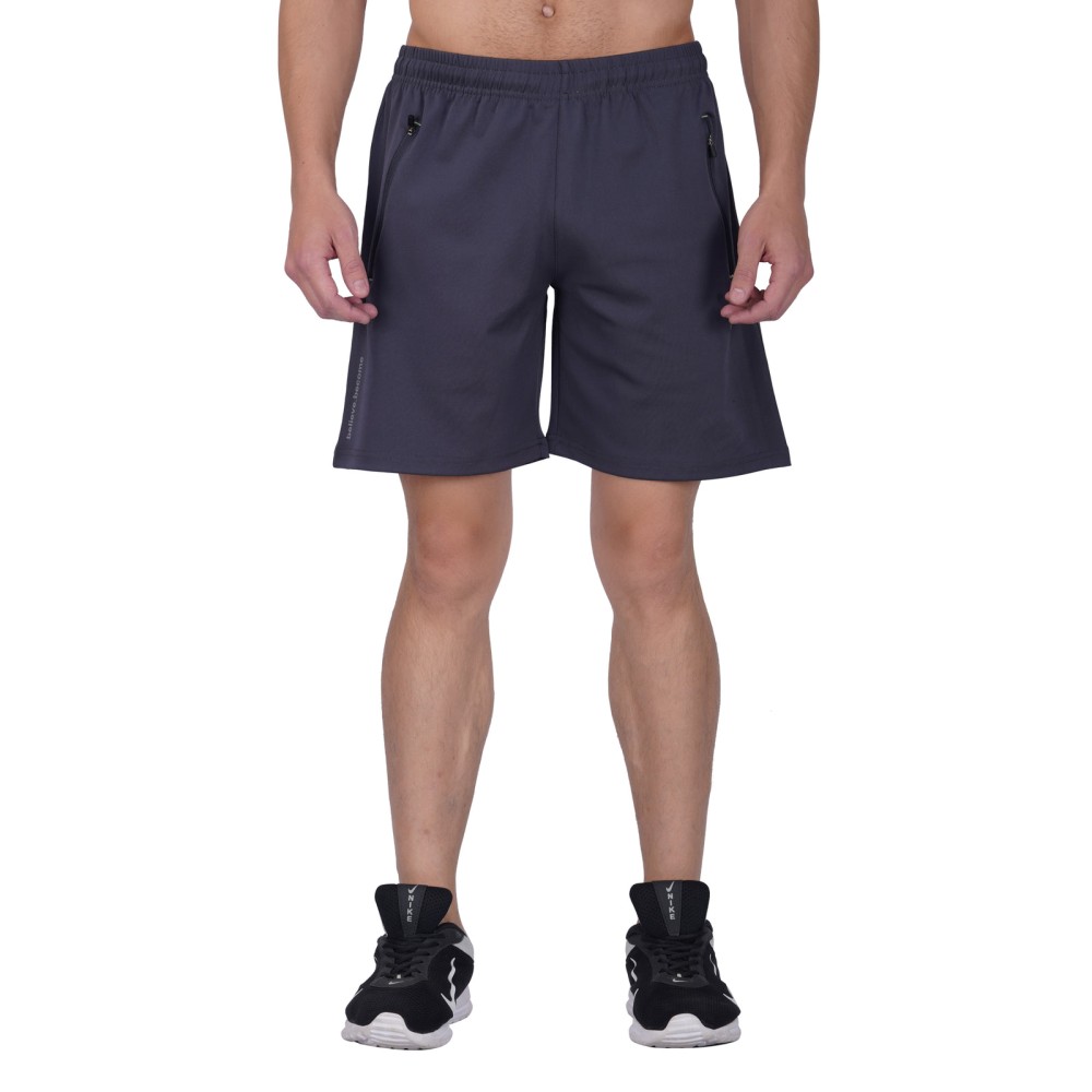 SG Men's Dark Grey Shorts, Fitness & Training, Jogging, Regular & Fashion Wear, S, Dark Grey